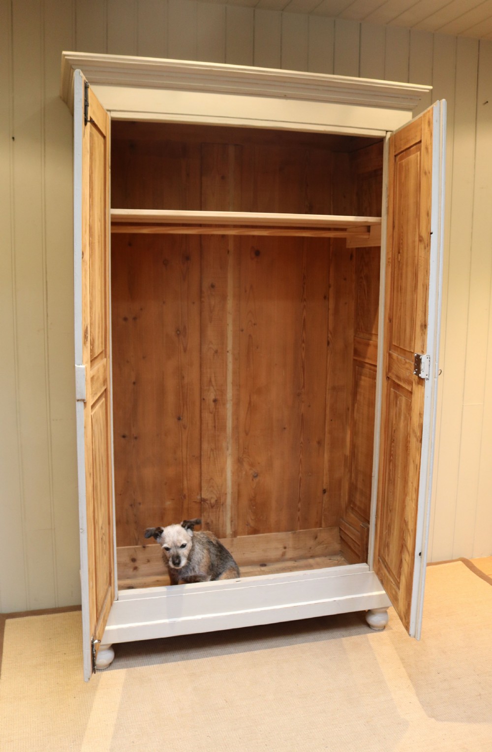 Large Painted Continental Wardrobe  View IV