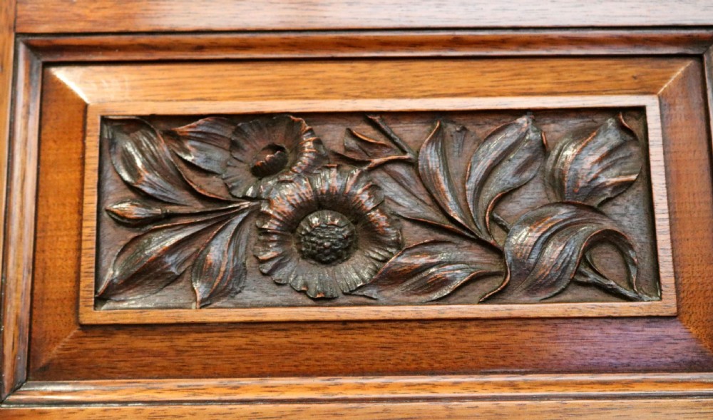 Edwardian Walnut Two Door Wall Cabinet  View IX