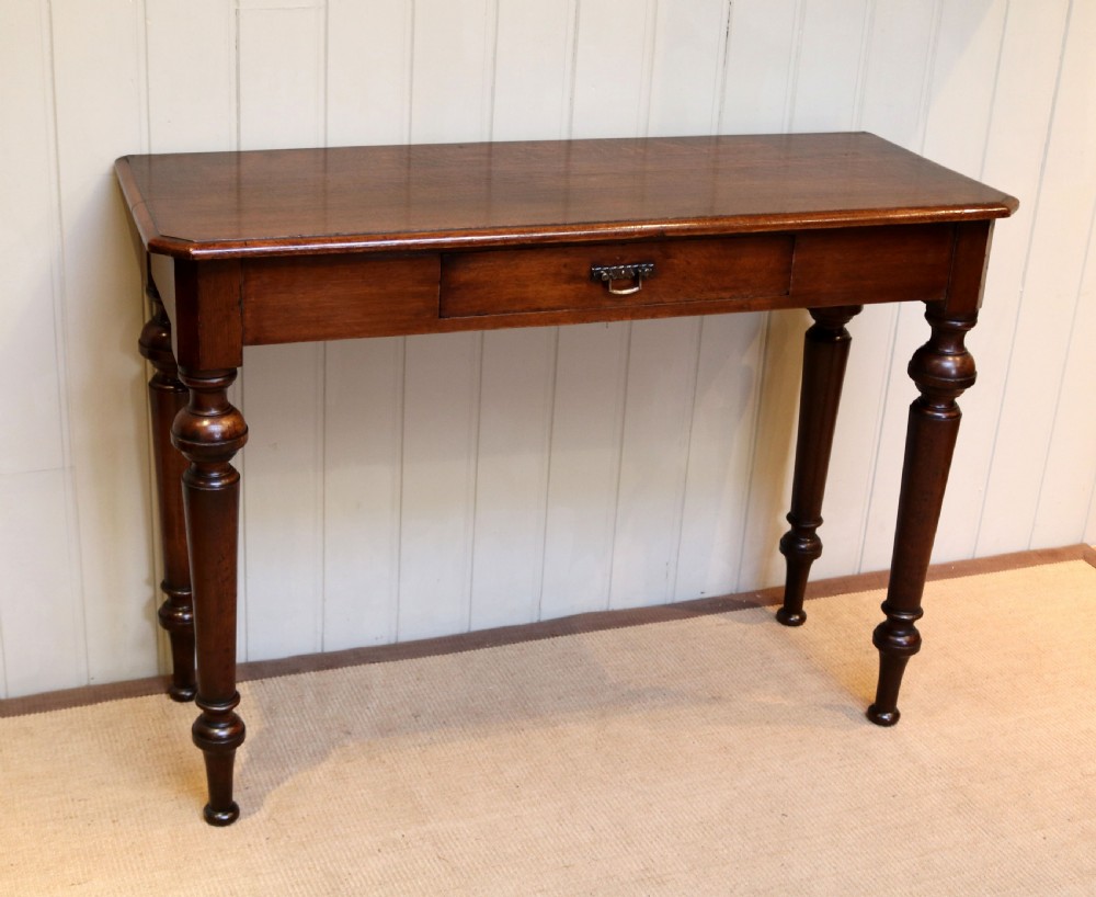 Victorian Oak Hall Table