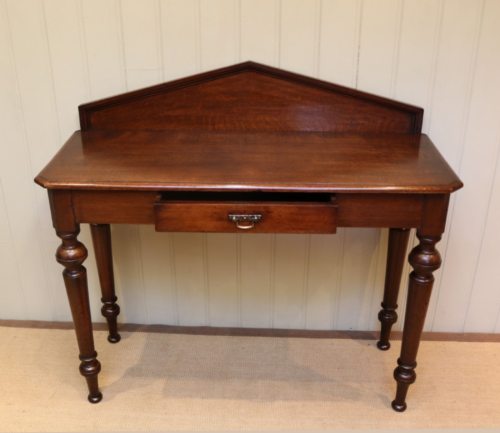 Victorian Oak Hall Table View II