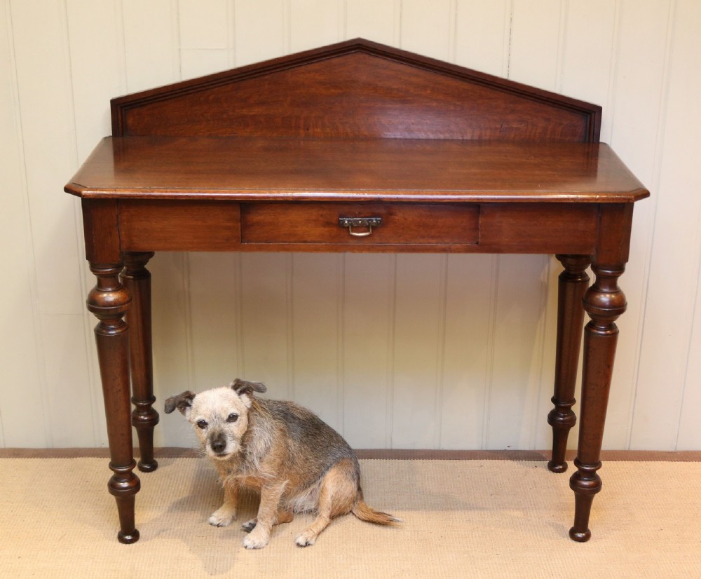 Victorian Oak Hall Table View IV