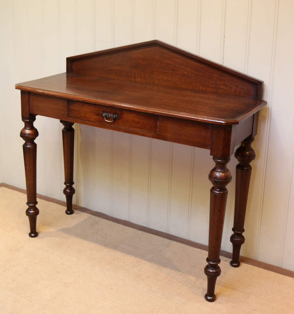 Victorian Oak Hall Table View VI