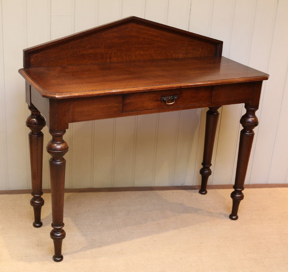 Victorian Oak Hall Table View VIII