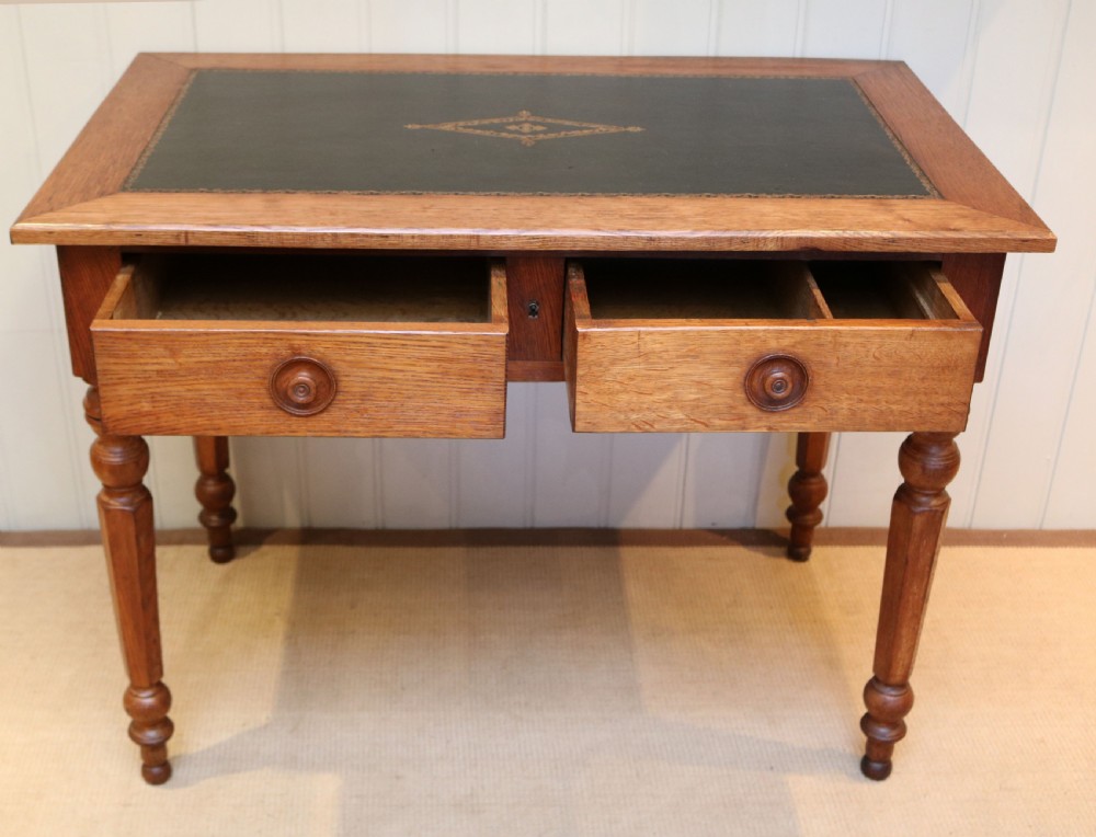 French Oak Writing Desk  View II