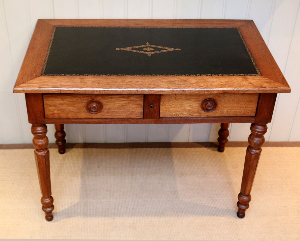 French Oak Writing Desk  View III