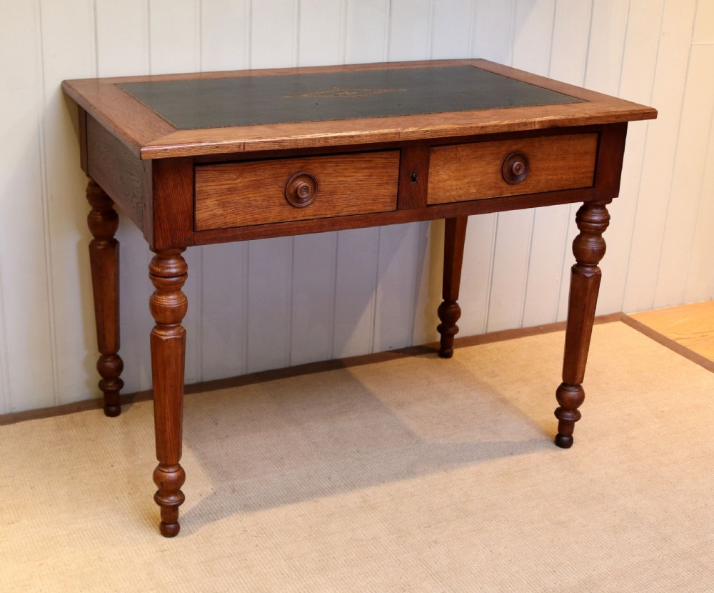 French Oak Writing Desk  View IV