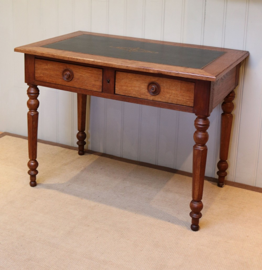 French Oak Writing Desk  View V