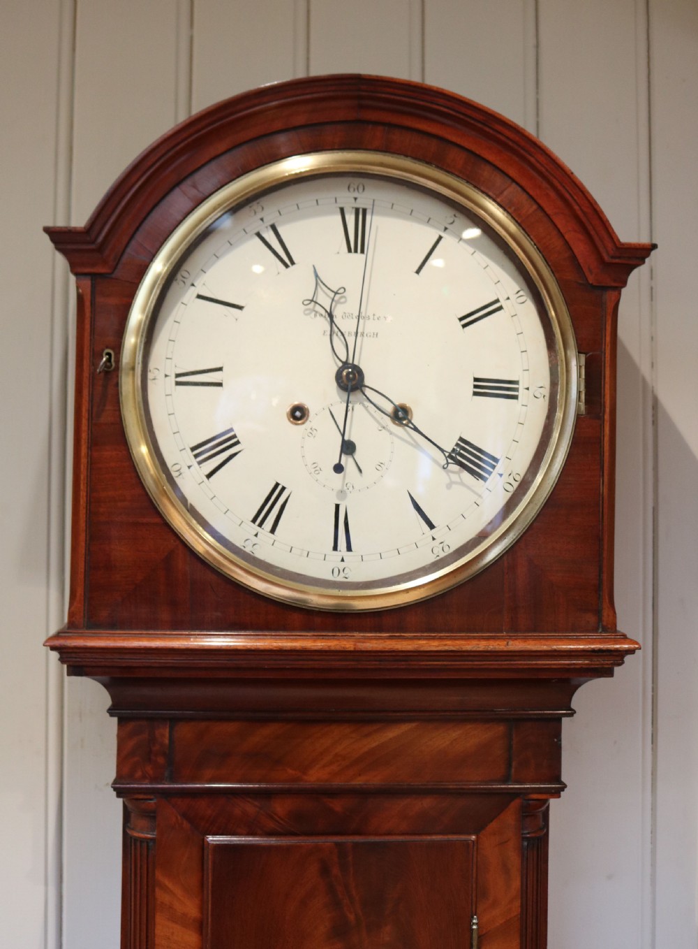 Small Scottish Domestic Regulator Longcase Clock (Scotland, c. 1830) View III