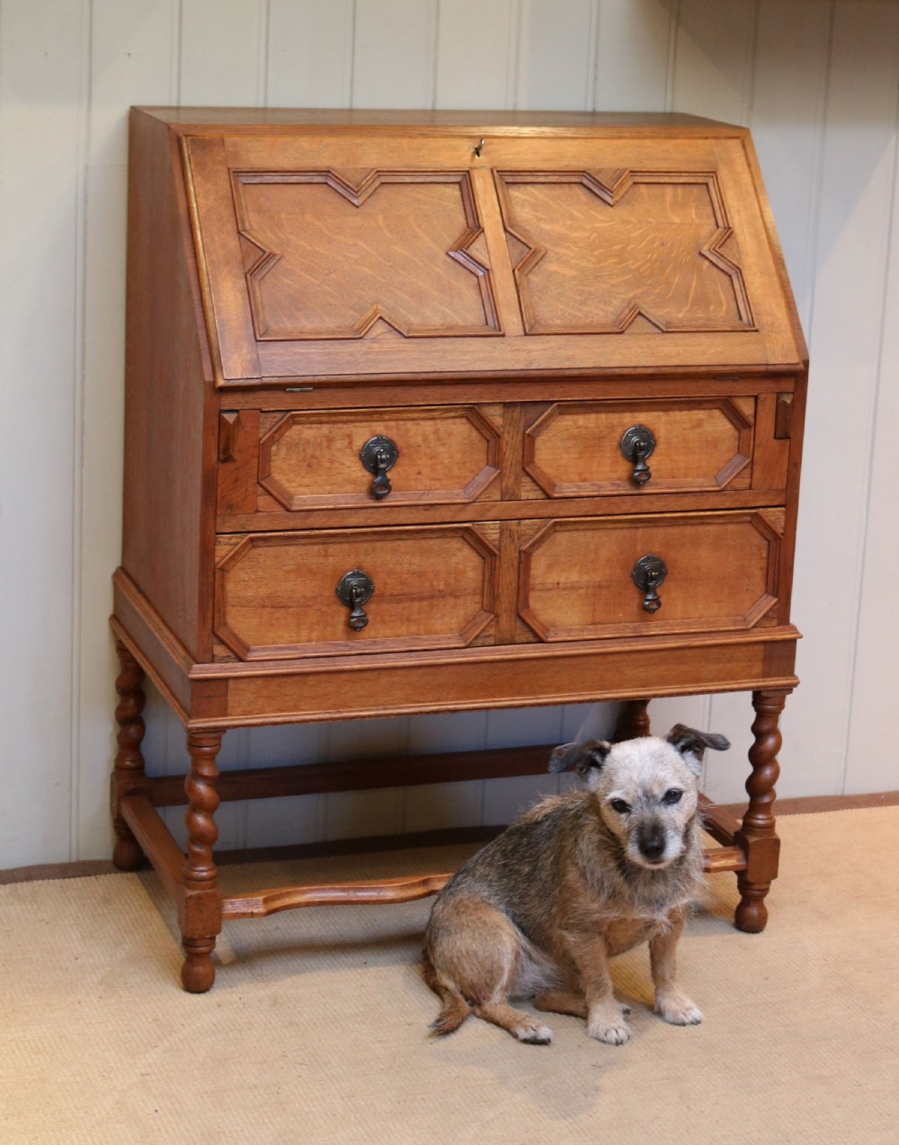 Golden Oak Bureau View II