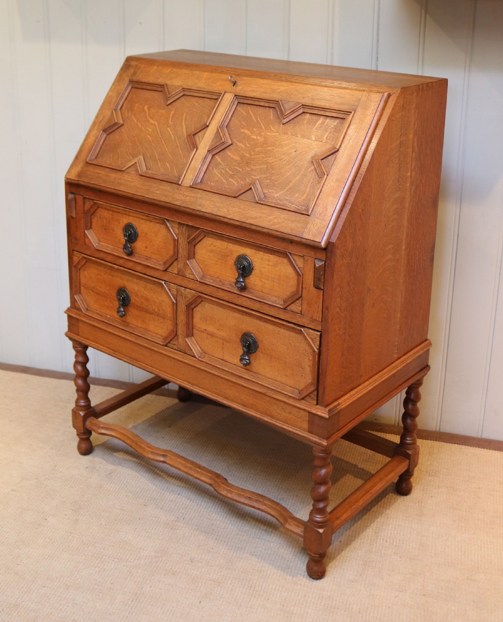 Golden Oak Bureau View VII