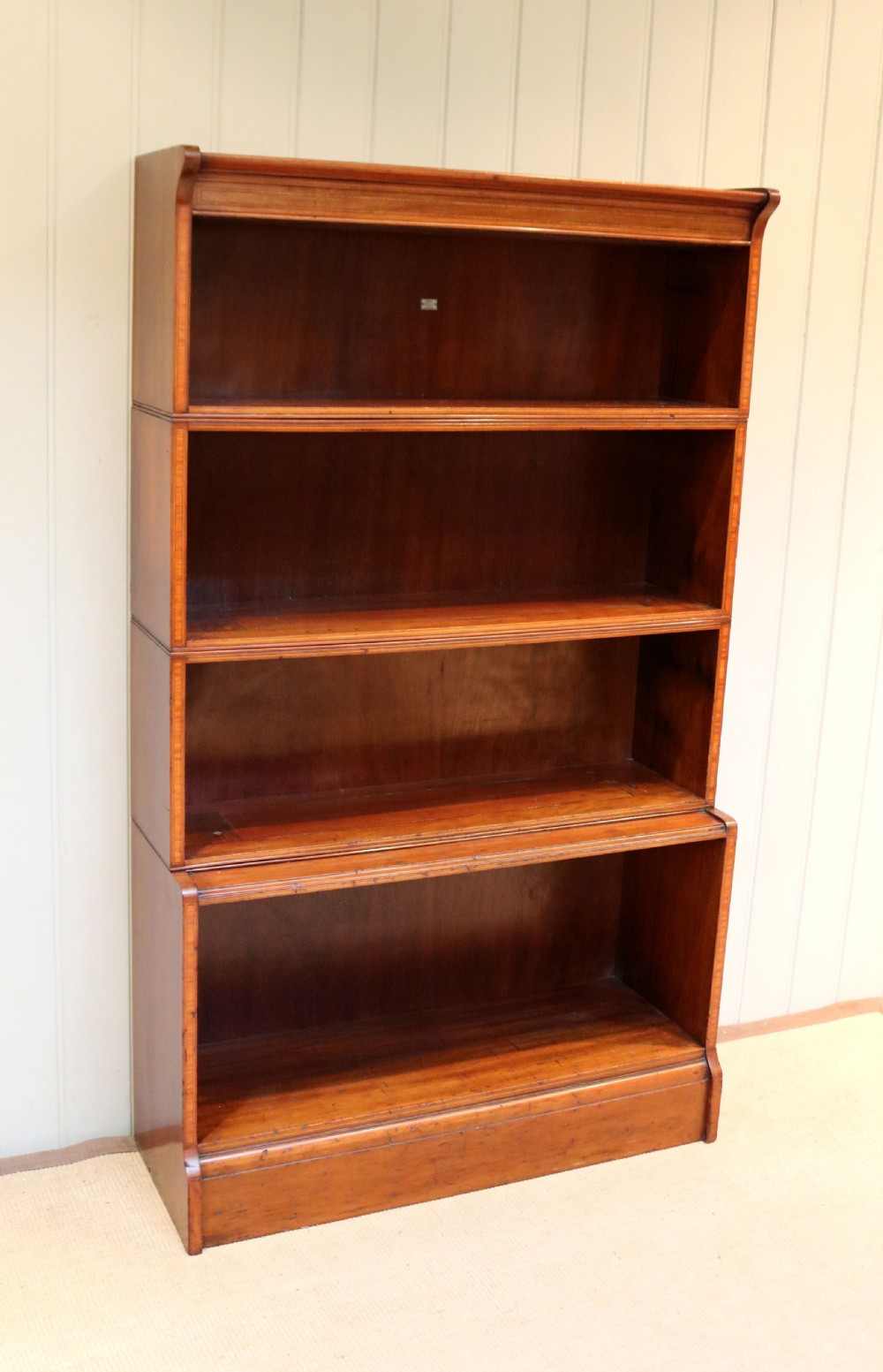 Edwardian Mahogany Open Bookcase View IV