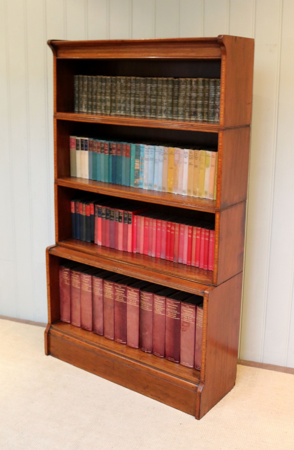 Edwardian Mahogany Open Bookcase View VII