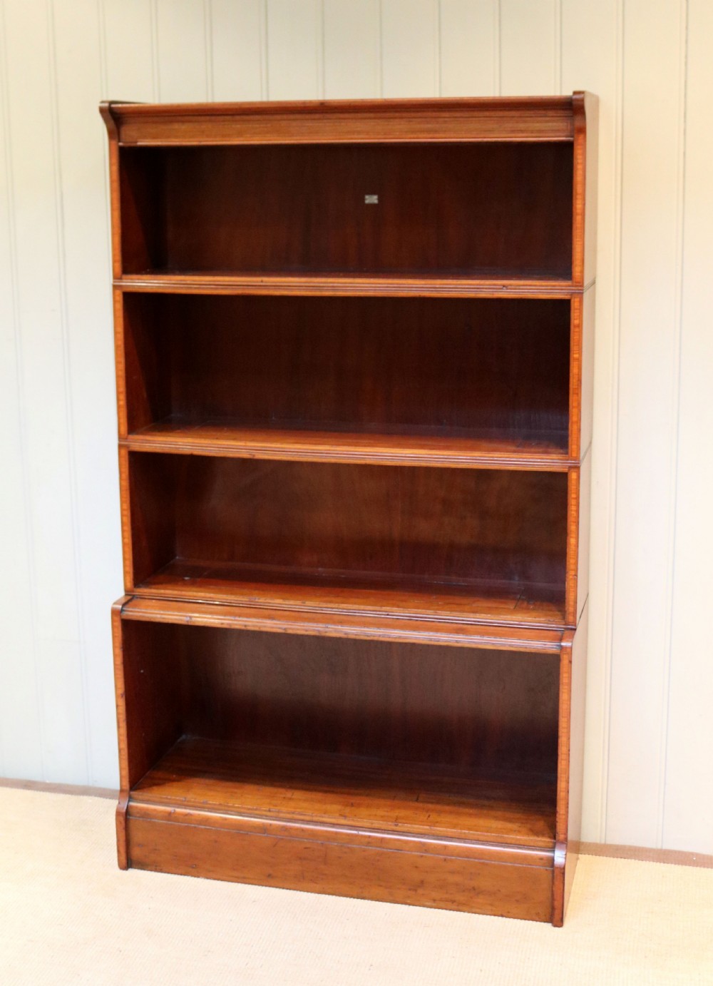 Edwardian Mahogany Open Bookcase View VIII