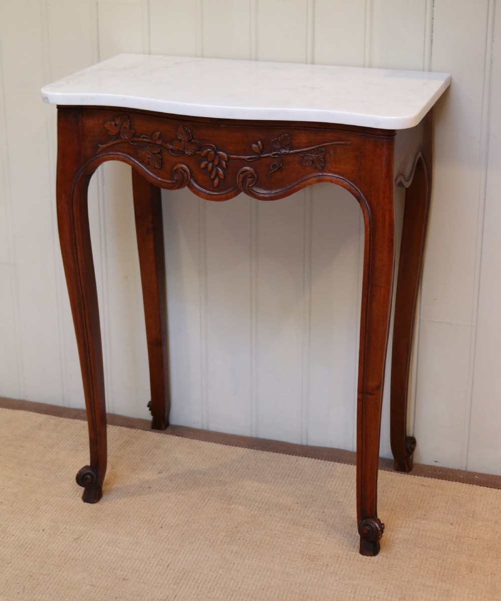 French Mid 19th Century Walnut Console Table View II