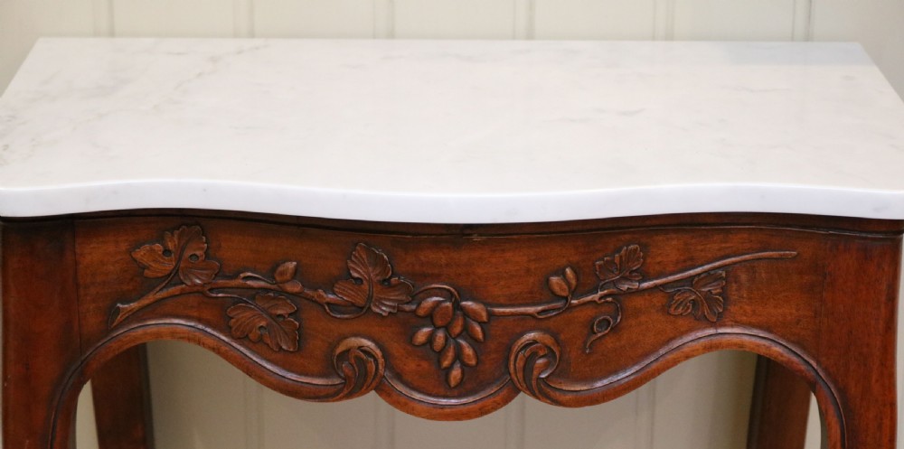 French Mid 19th Century Walnut Console Table View IV