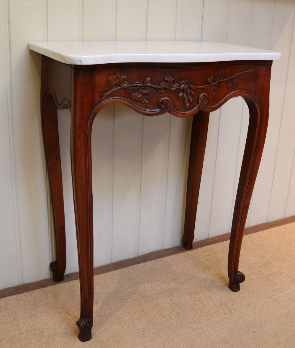 French Mid 19th Century Walnut Console Table View VI