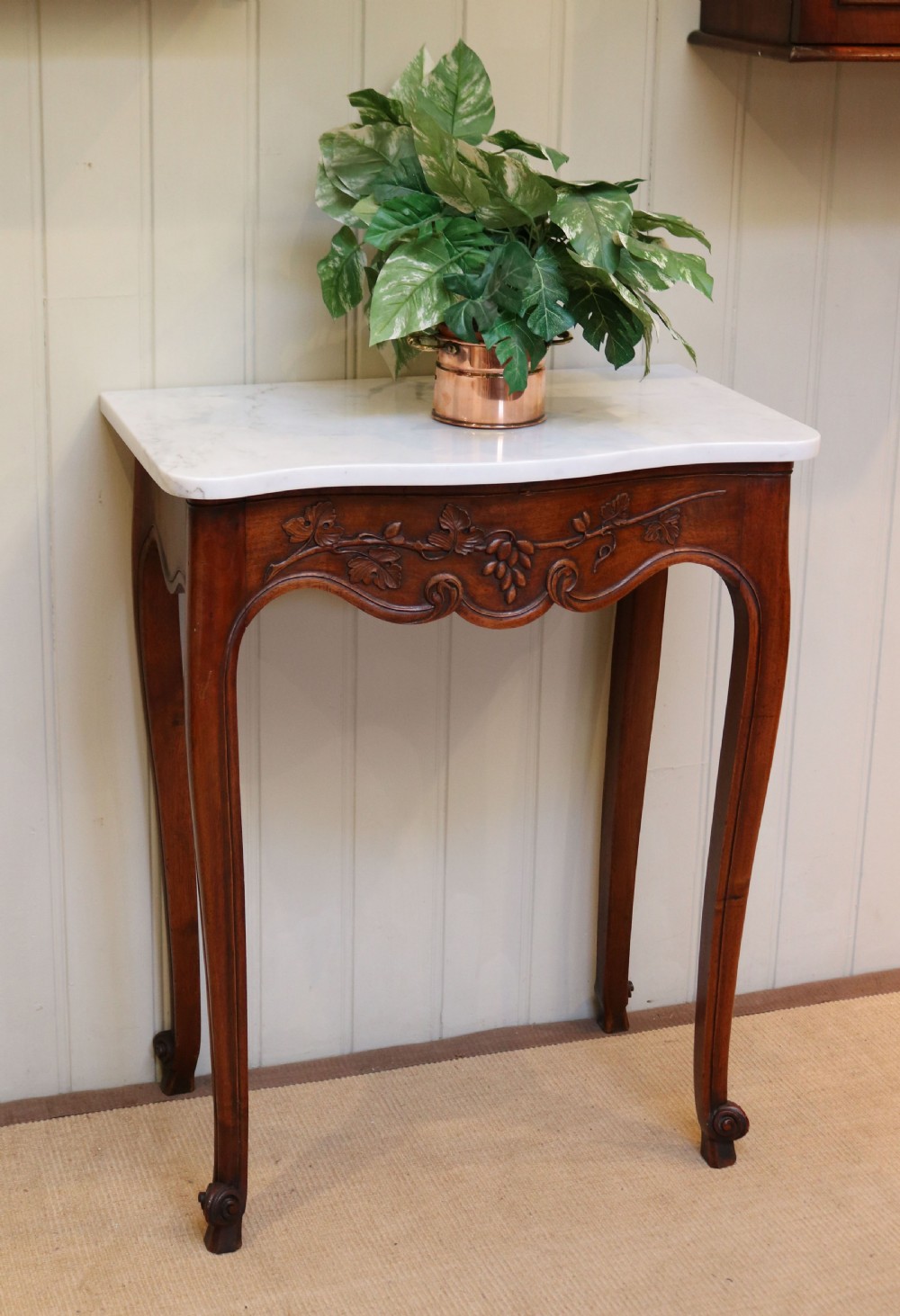 French Mid 19th Century Walnut Console Table View VII