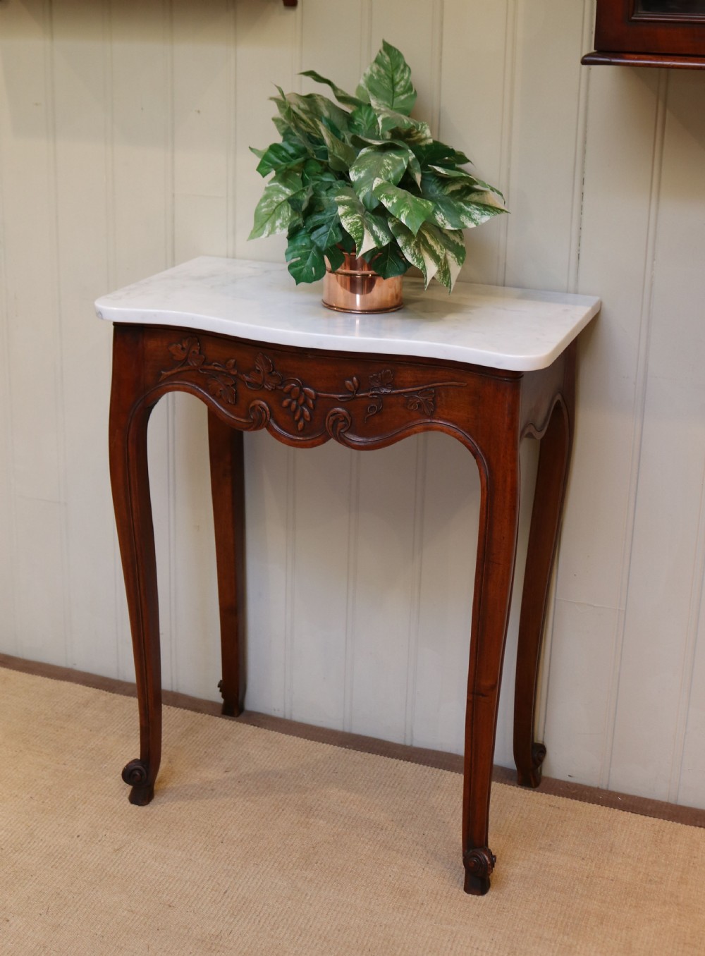 French Mid 19th Century Walnut Console Table View VIII