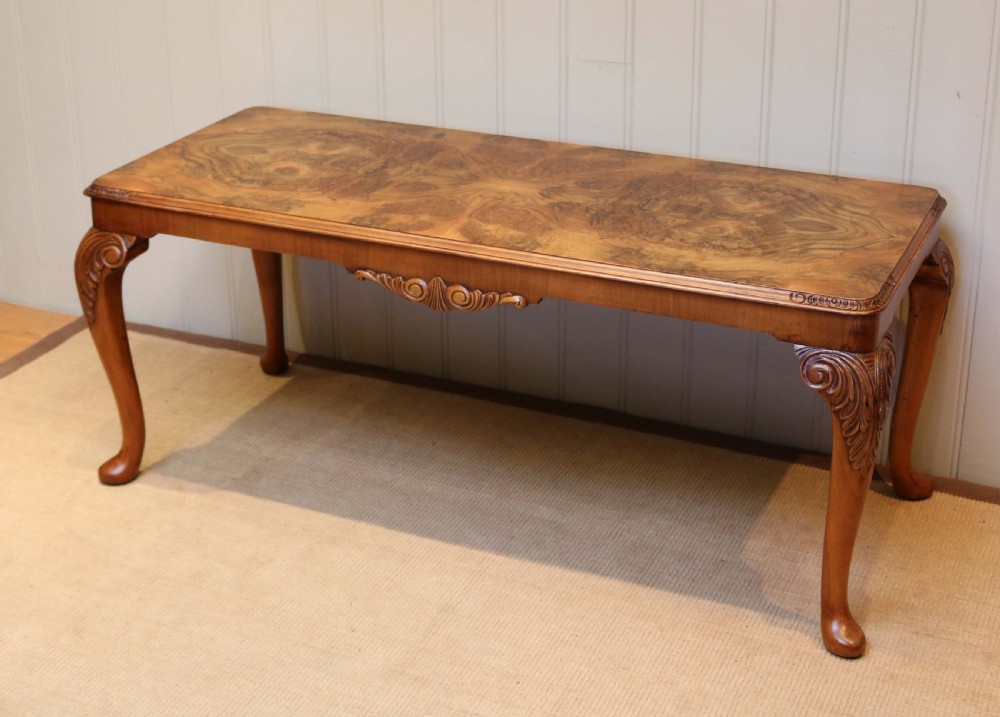 Walnut Long John Coffee Table View II