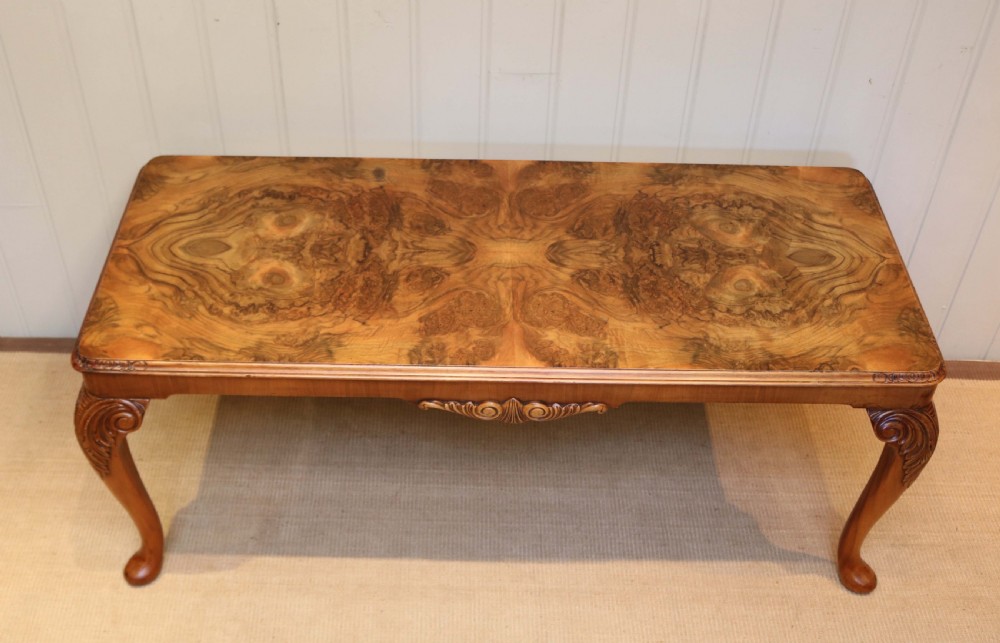 Walnut Long John Coffee Table View III