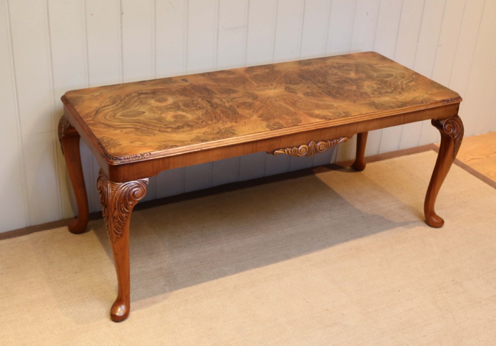 Walnut Long John Coffee Table View V