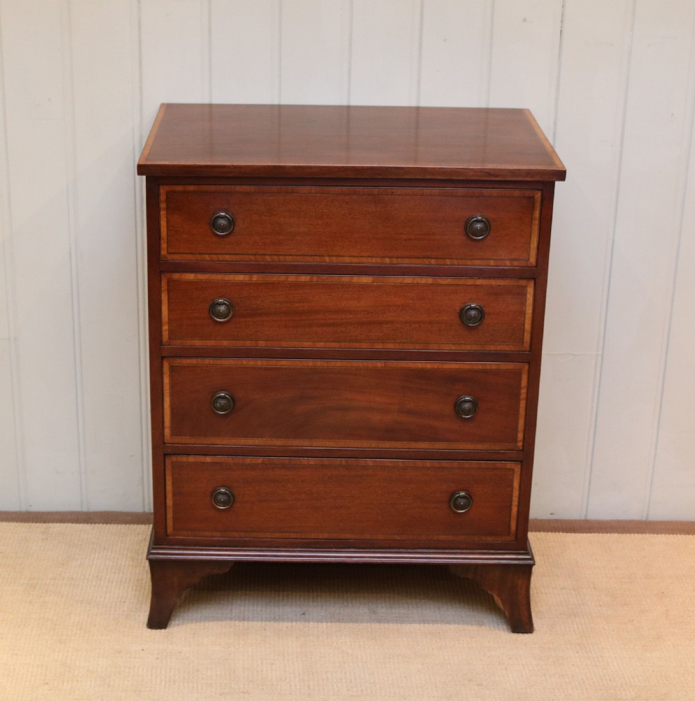 Inlaid Mahogany Chest Of Drawers  View IV