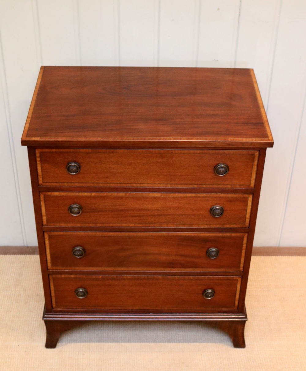 Inlaid Mahogany Chest Of Drawers  View VIII