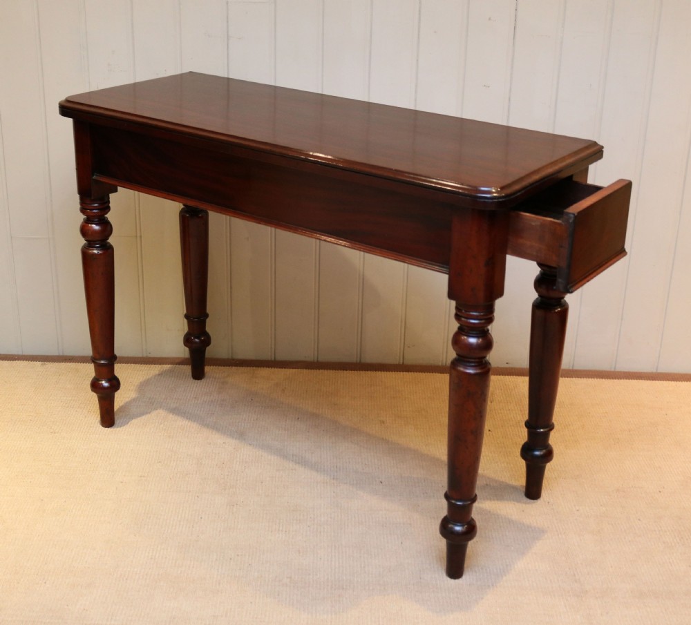 Victorian Mahogany Hall Table  View IV
