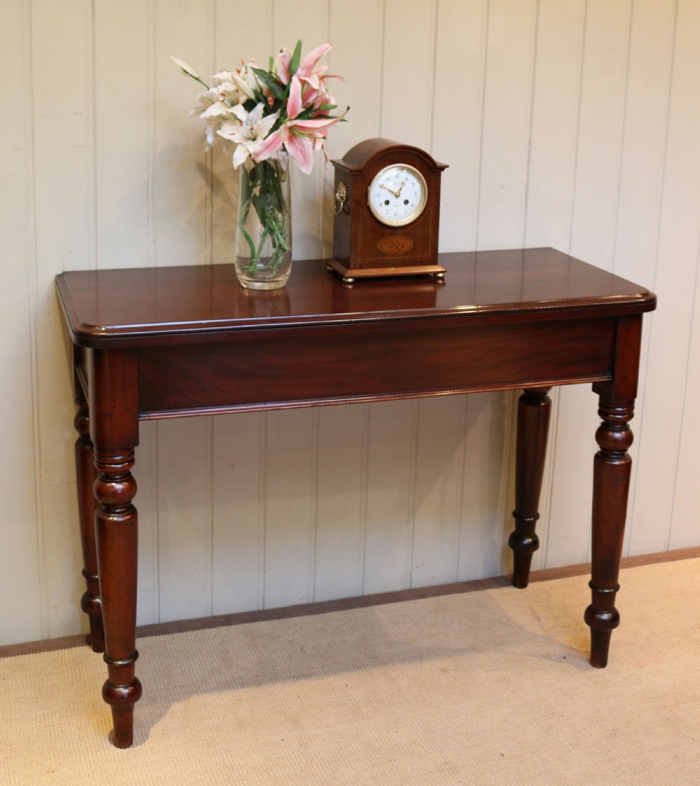 Victorian Mahogany Hall Table  View VII