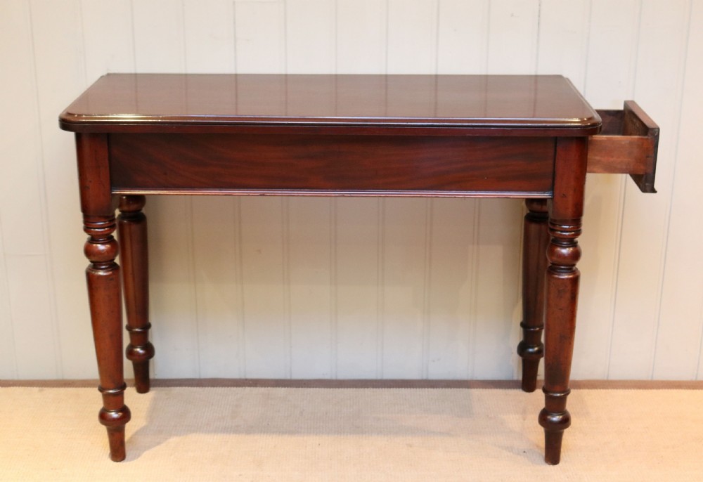 Victorian Mahogany Hall Table  View VIII