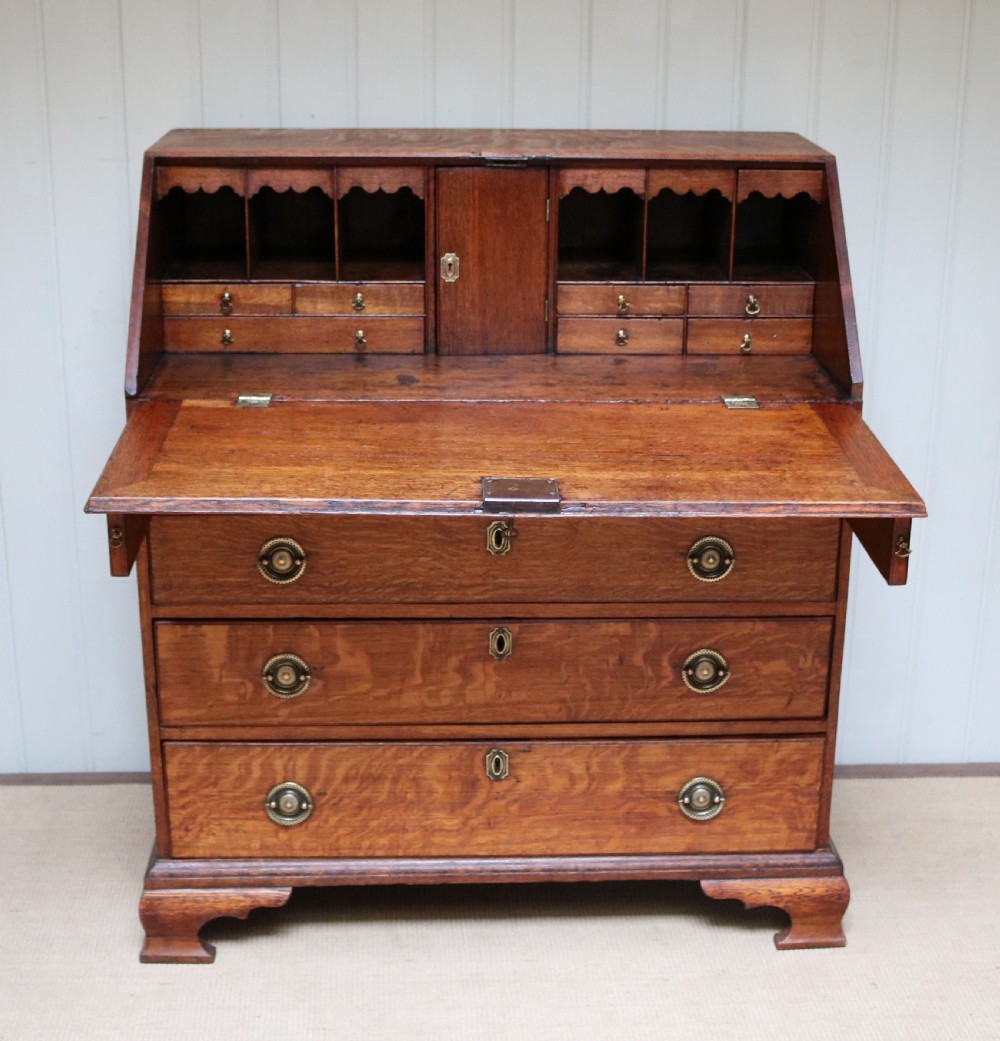 George III Oak Bureau  View III
