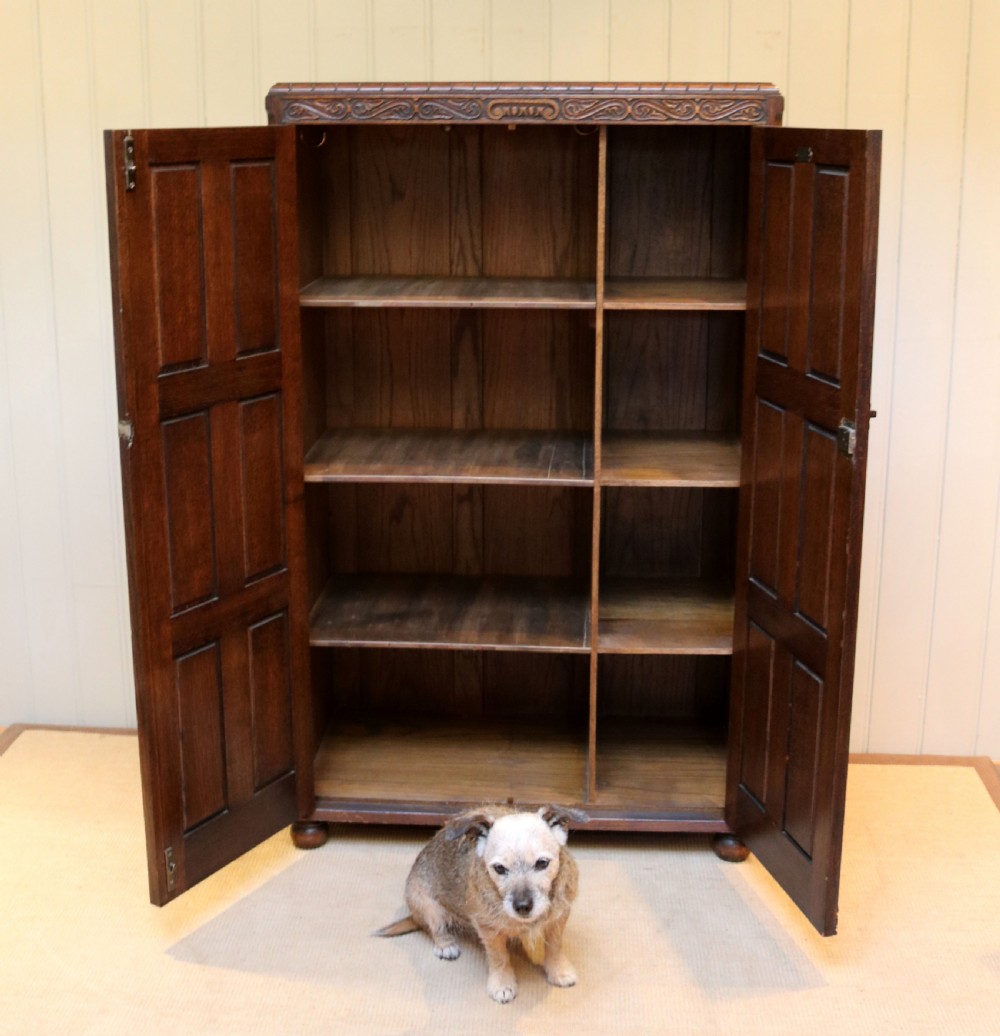 Waring And Gillows Oak Wardrobe View III
