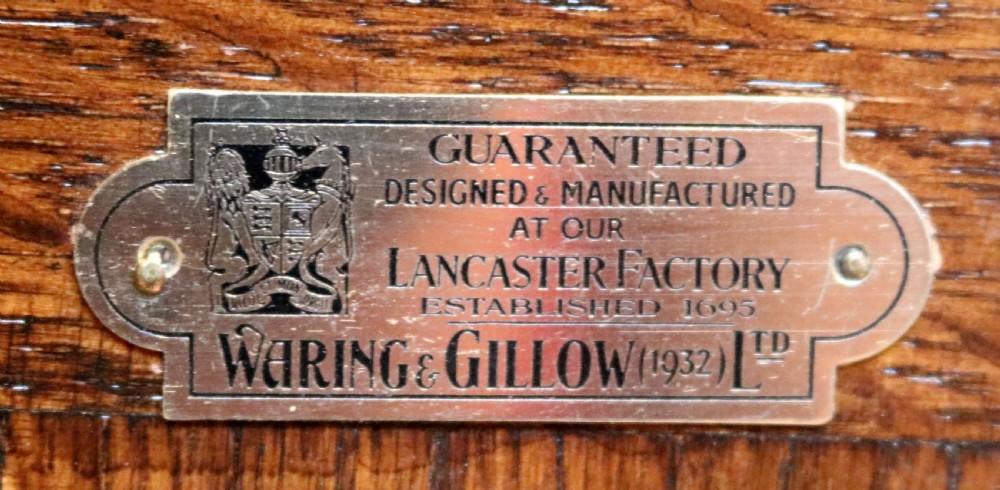 Waring And Gillows Oak Wardrobe View IV