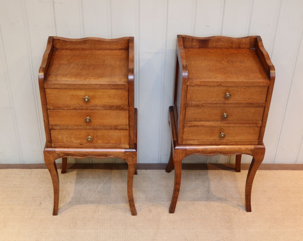 Pair Of Light Oak Bedside Cabinets View IV