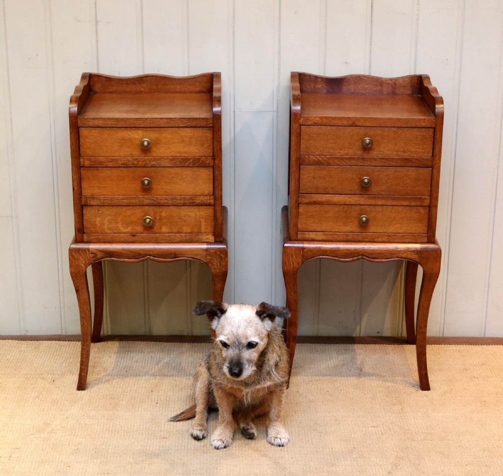 Pair Of Light Oak Bedside Cabinets View VII