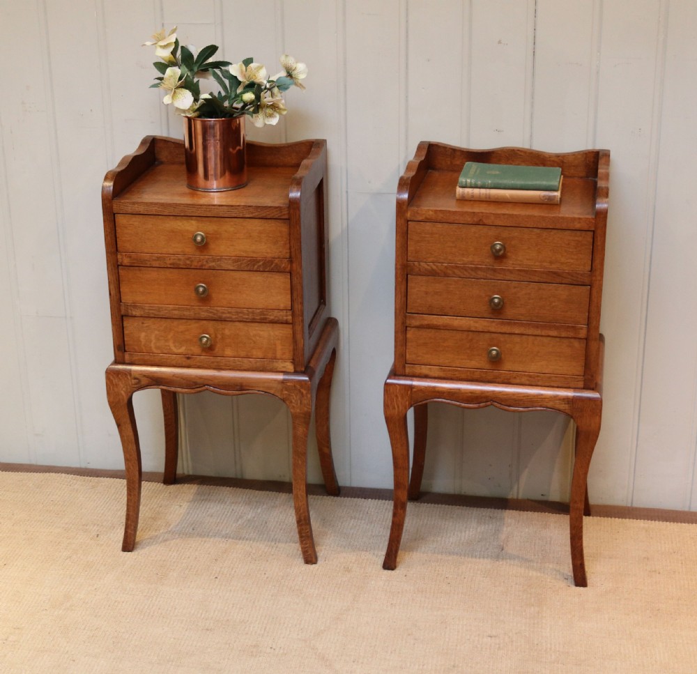 Pair Of Light Oak Bedside Cabinets View VIII