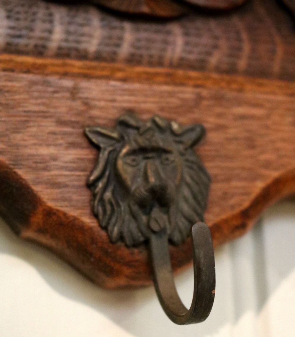 French Carved Oak Wall Shelf View III