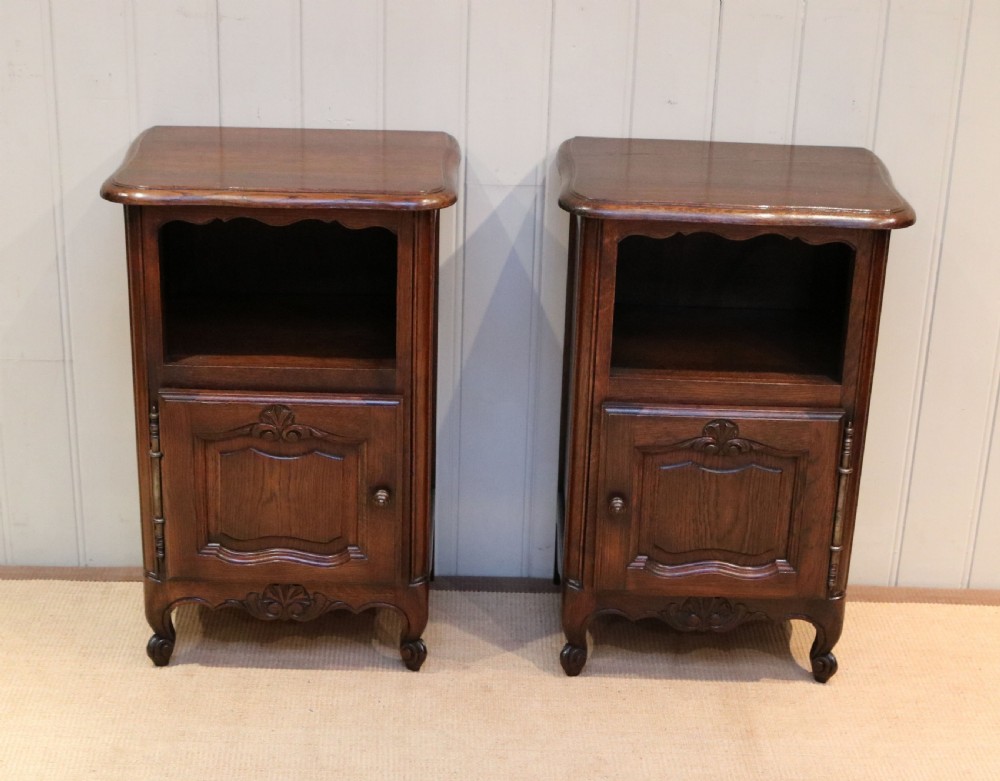 Pair Of Oak Bedside Cabinets View II