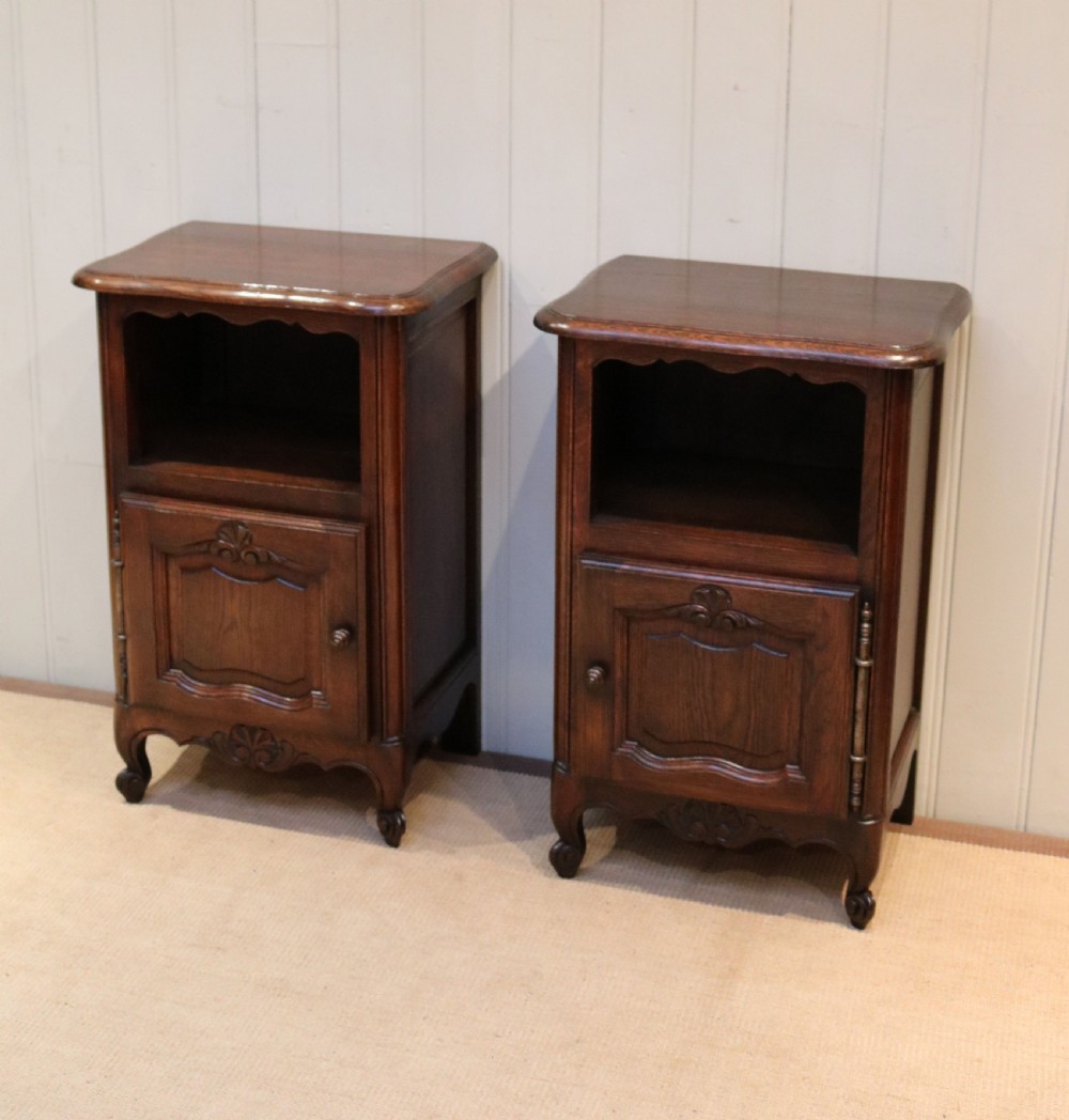 Pair Of Oak Bedside Cabinets View III