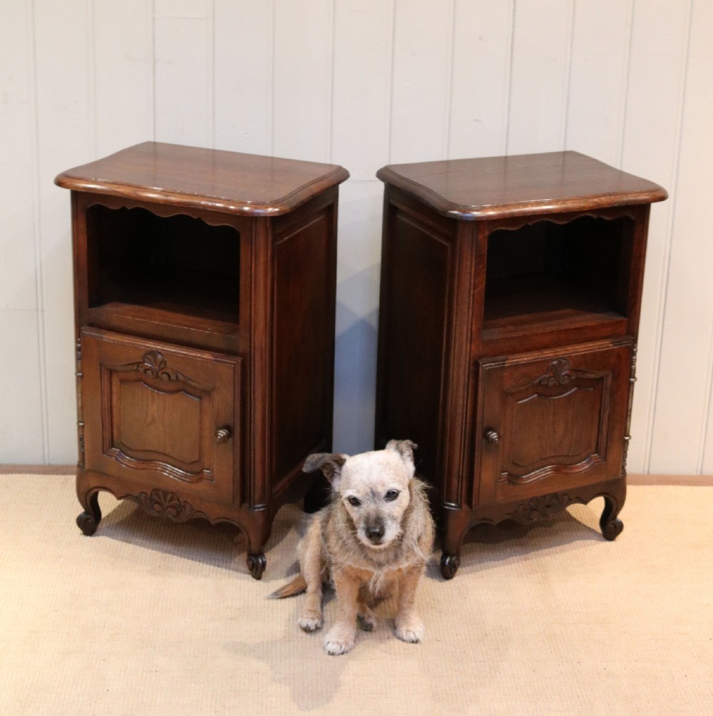 Pair Of Oak Bedside Cabinets View IV