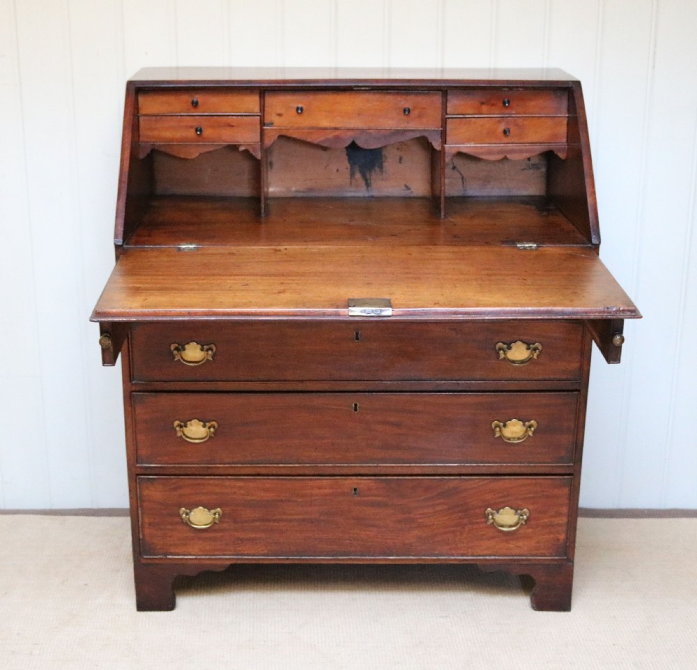 Georgian Mahogany Bureau View III