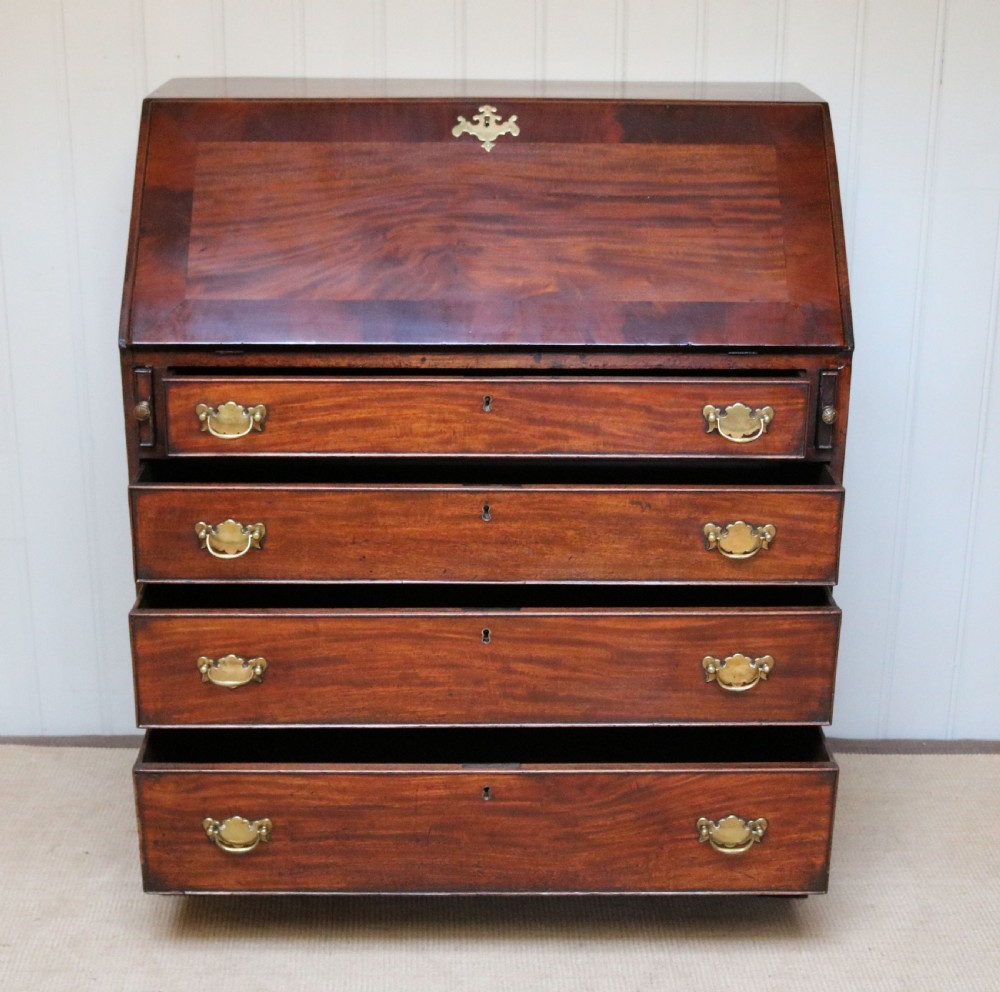 Georgian Mahogany Bureau View IV