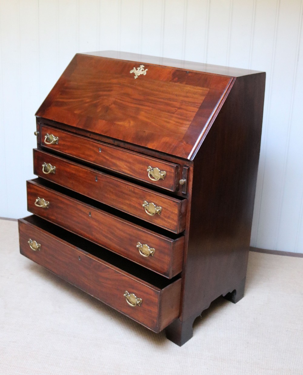 Georgian Mahogany Bureau View VIII