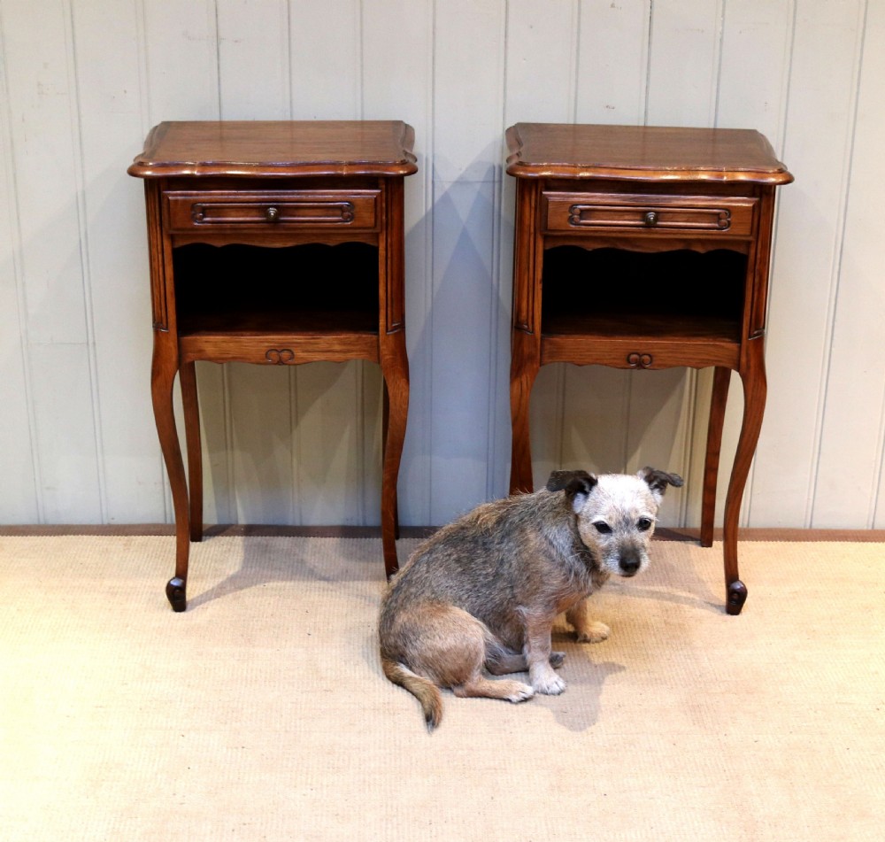 Pair Of French Oak Bedside Cabinets View VIII