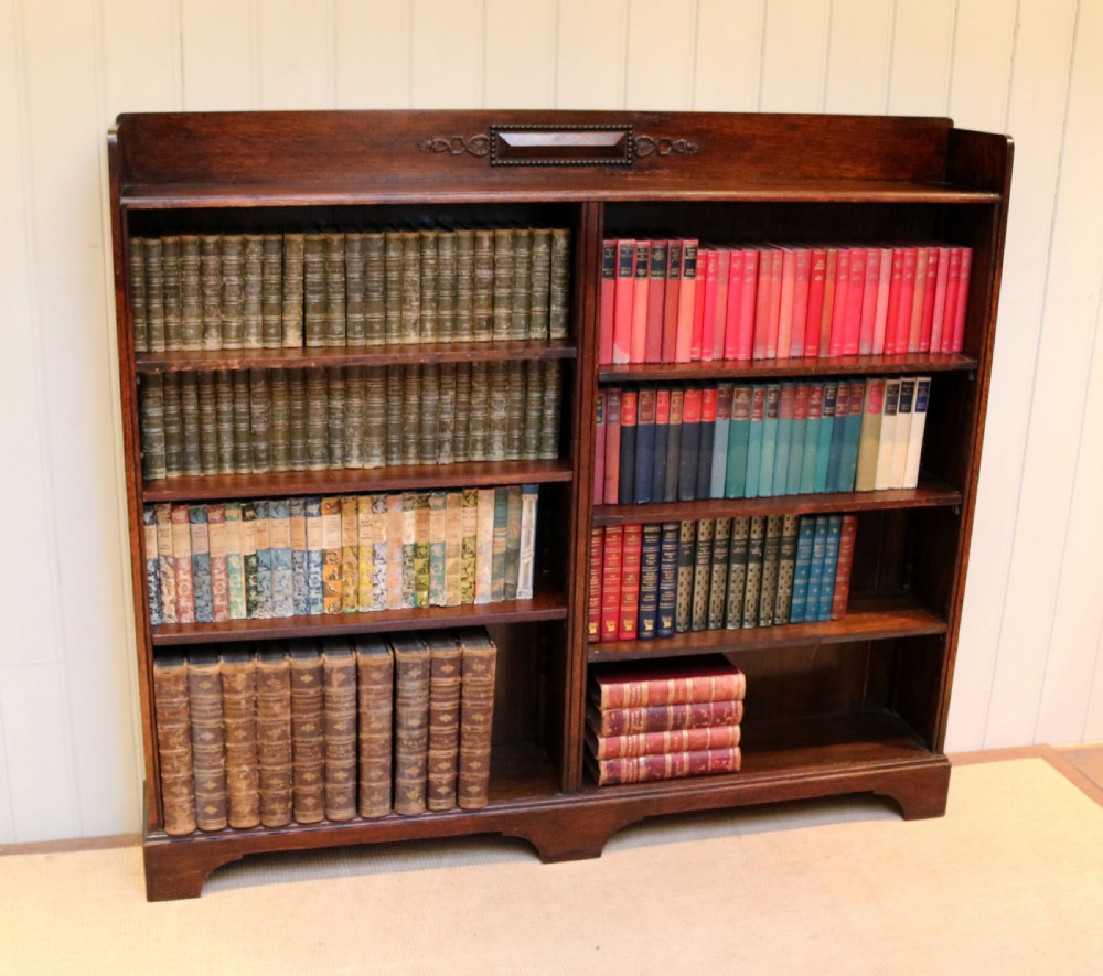 Oak Open Bookcase View II