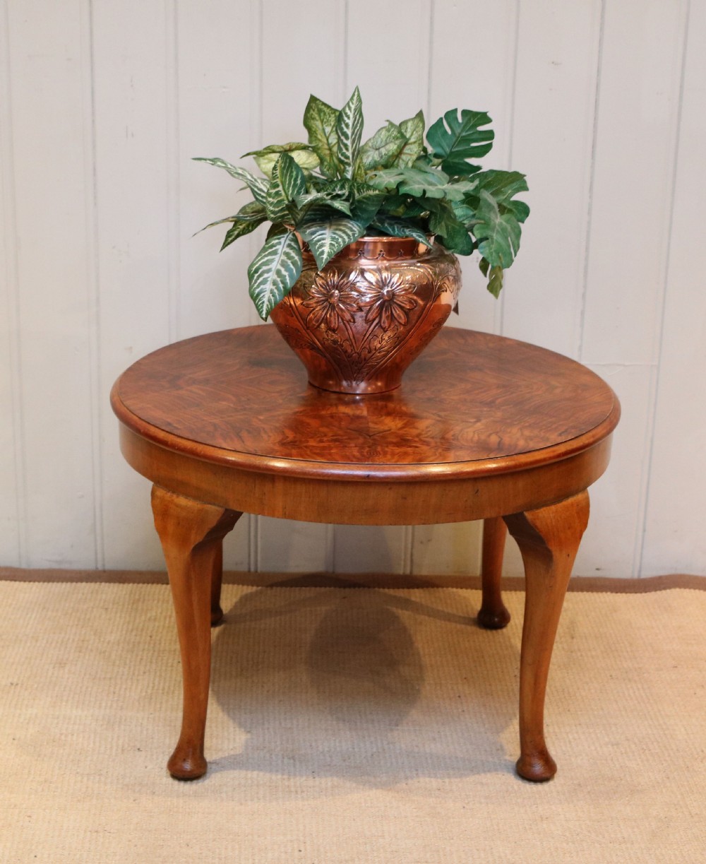 Walnut Low Circular Table View II