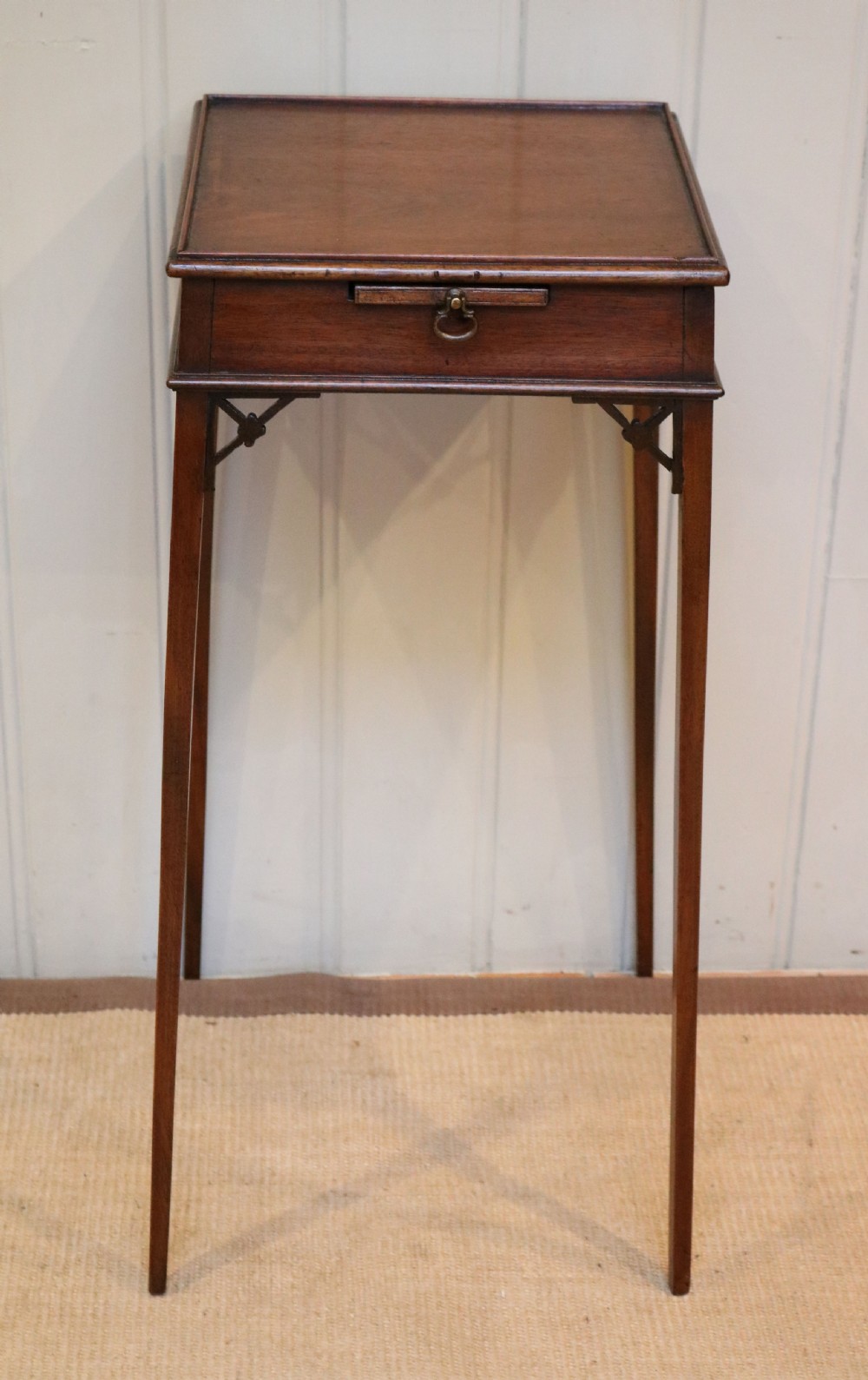 Tall Square Small Proportioned Occasional Table