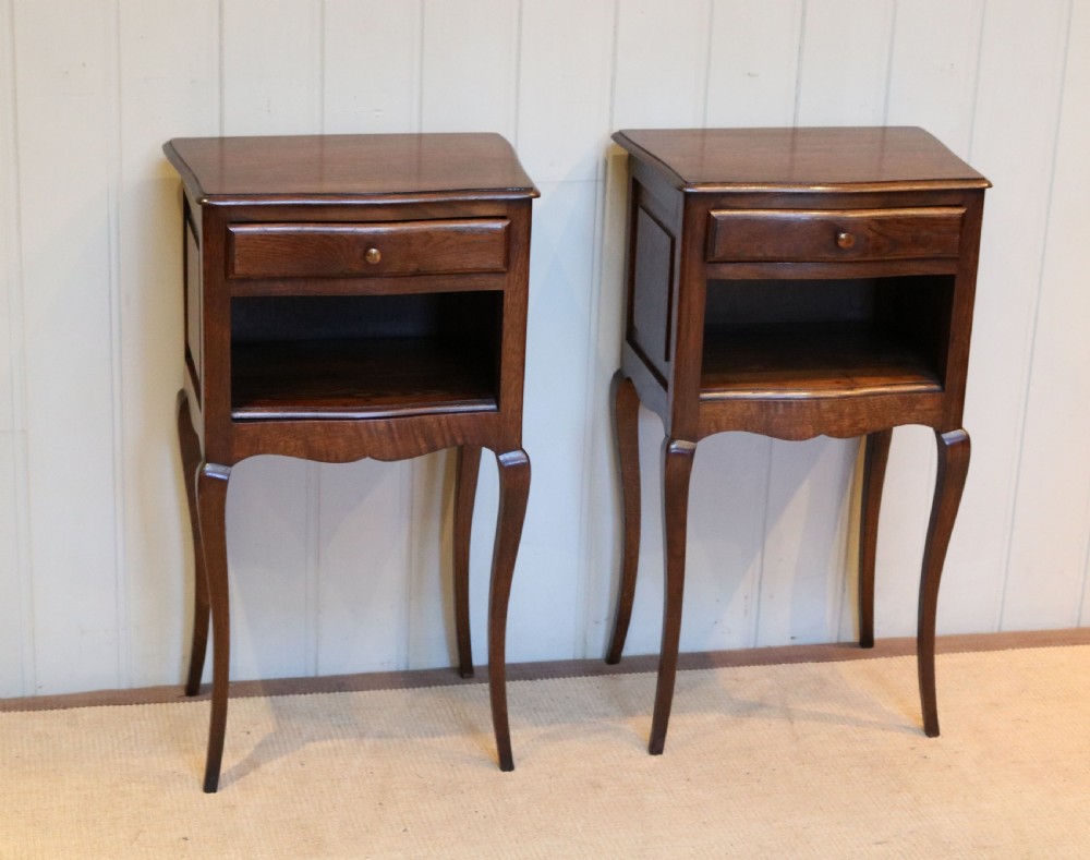 Pair Of Oak Bedside Cabinets View II