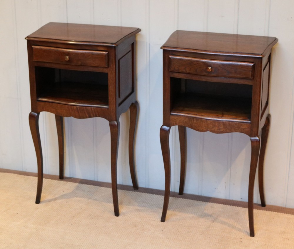 Pair Of Oak Bedside Cabinets View III