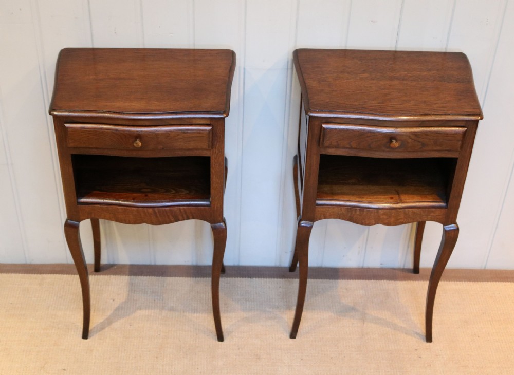 Pair Of Oak Bedside Cabinets View IV